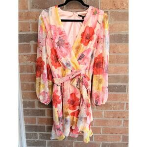 Alex marie Floral Pink Dress Size 12 NWT